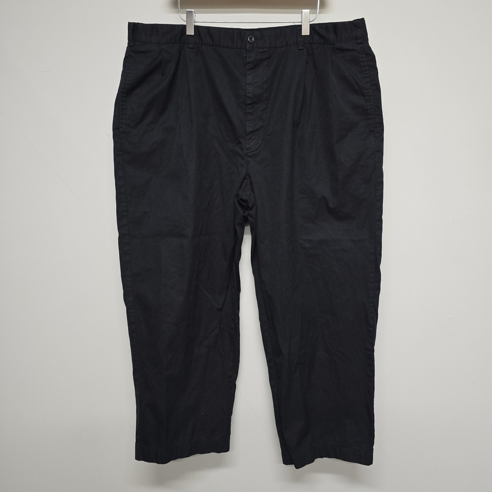 Polo Ralph Lauren Hammond Pant Mens 42T (fits 40x26) Black Pleated Chinos Preppy